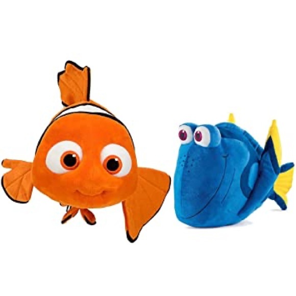Disney Exclusive Collection Nemo & Dory Medium 18” Plush - Picture 1 of 3